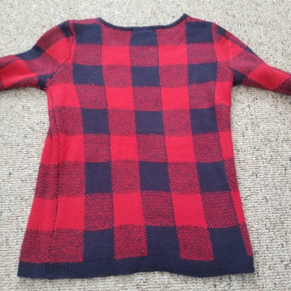 Olive & Oak plaid sweater - Picture 3 of 4
